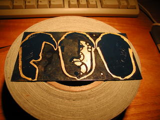 brooch blanks after first etch