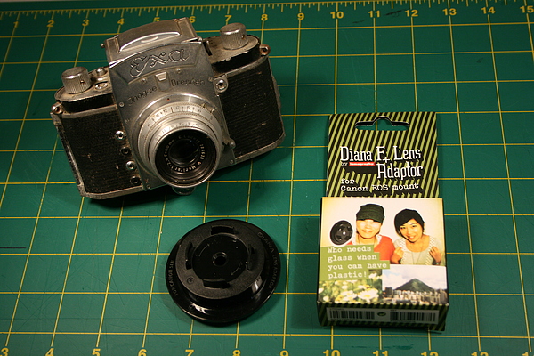 Putting an old lens on a Canon EOS Digital Rebel Xti