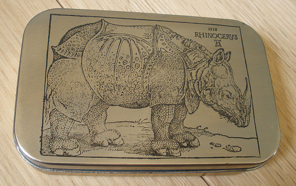 altoid etched rhino