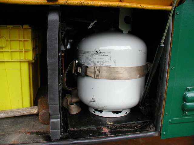 under body propane storage