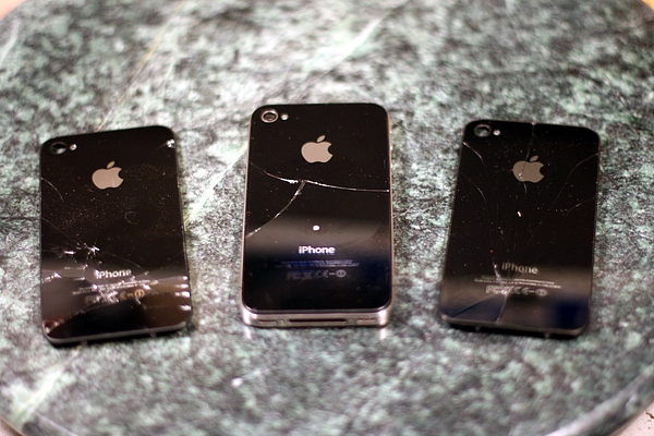 broken iphone backs