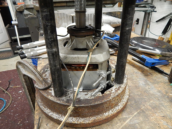 another brake drum for the vibratory tumbler base.