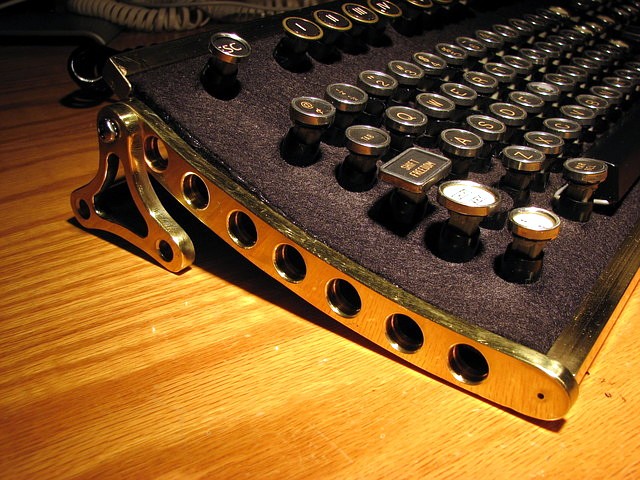 Steampunk Keyboard - Larboard