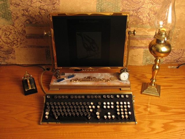 Image result for steampunk computer