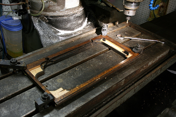 New(ish) Sewing Machine into an Old Table