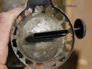 repaired burner