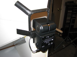 slave flash mounted