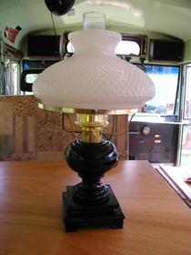 kerosene table lamp, oil lamp