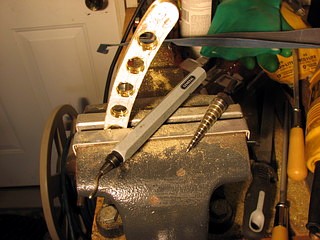 drilling brass with a step drill