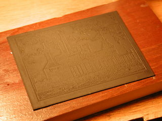 brass plate with primer