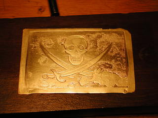 pirate belt buckle