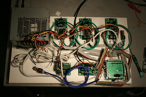 breadboarded reprap electronics