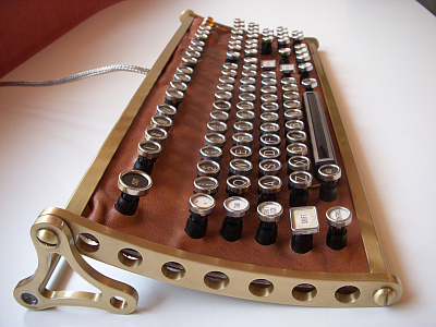 Steampunk Alchemy Keyboard