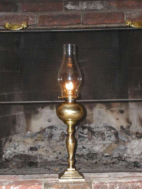 Mae West kerosene lamp