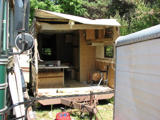 stripping thetravel trailer