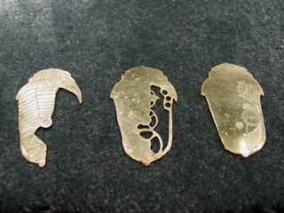 three layers of the trilobite brooch