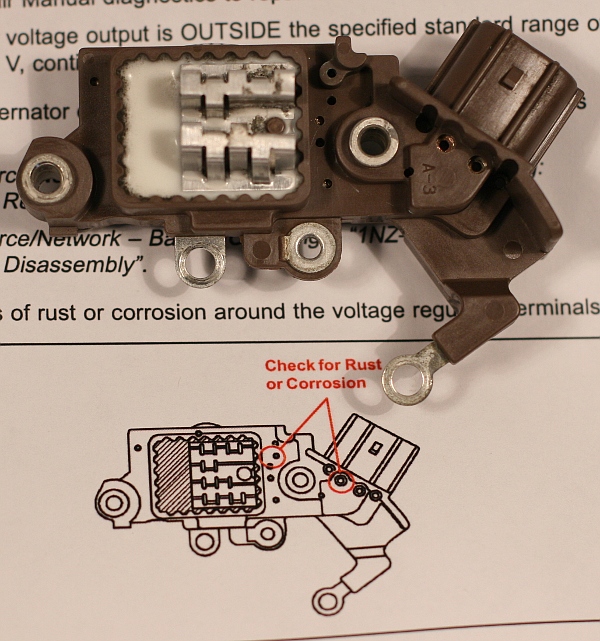 Toyota Yaris Battery Light On – Repair