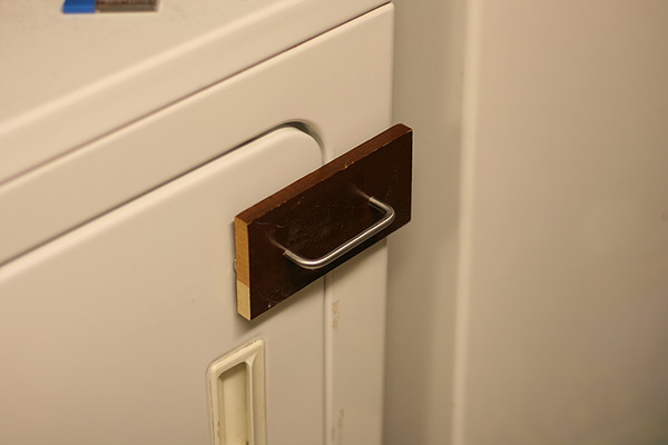 Dryer Door Hard Drive Magnet Hack